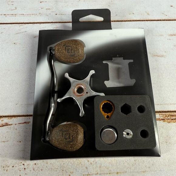 Abu Garcia Fishing Reel Handle Parts Kit Ergonomic Grips Custom Fit Not complete - Picture 1 of 4
